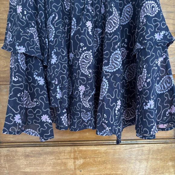 NWOT! Isabel Marant Etoile Paisley Handkerchief Mini Skirt - 36/S - Picture 6 of 9
